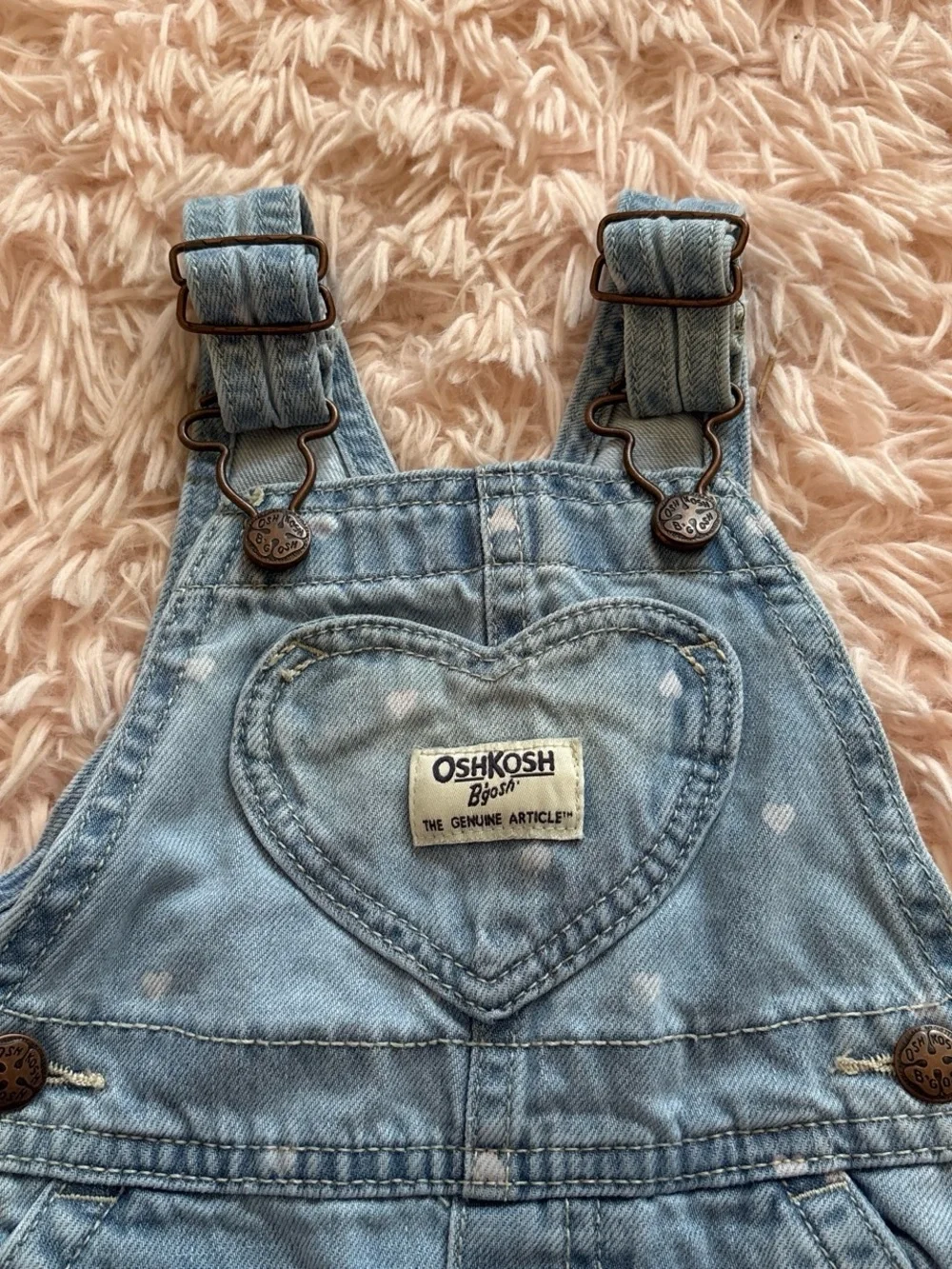 Oshkosh bgosh overalls girls 9 months